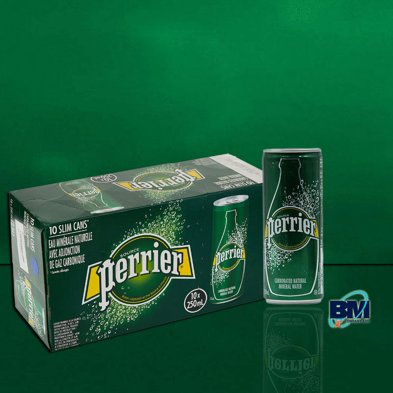Thùng Nước Perrier Chai 250ml (Thùng 30 lon)